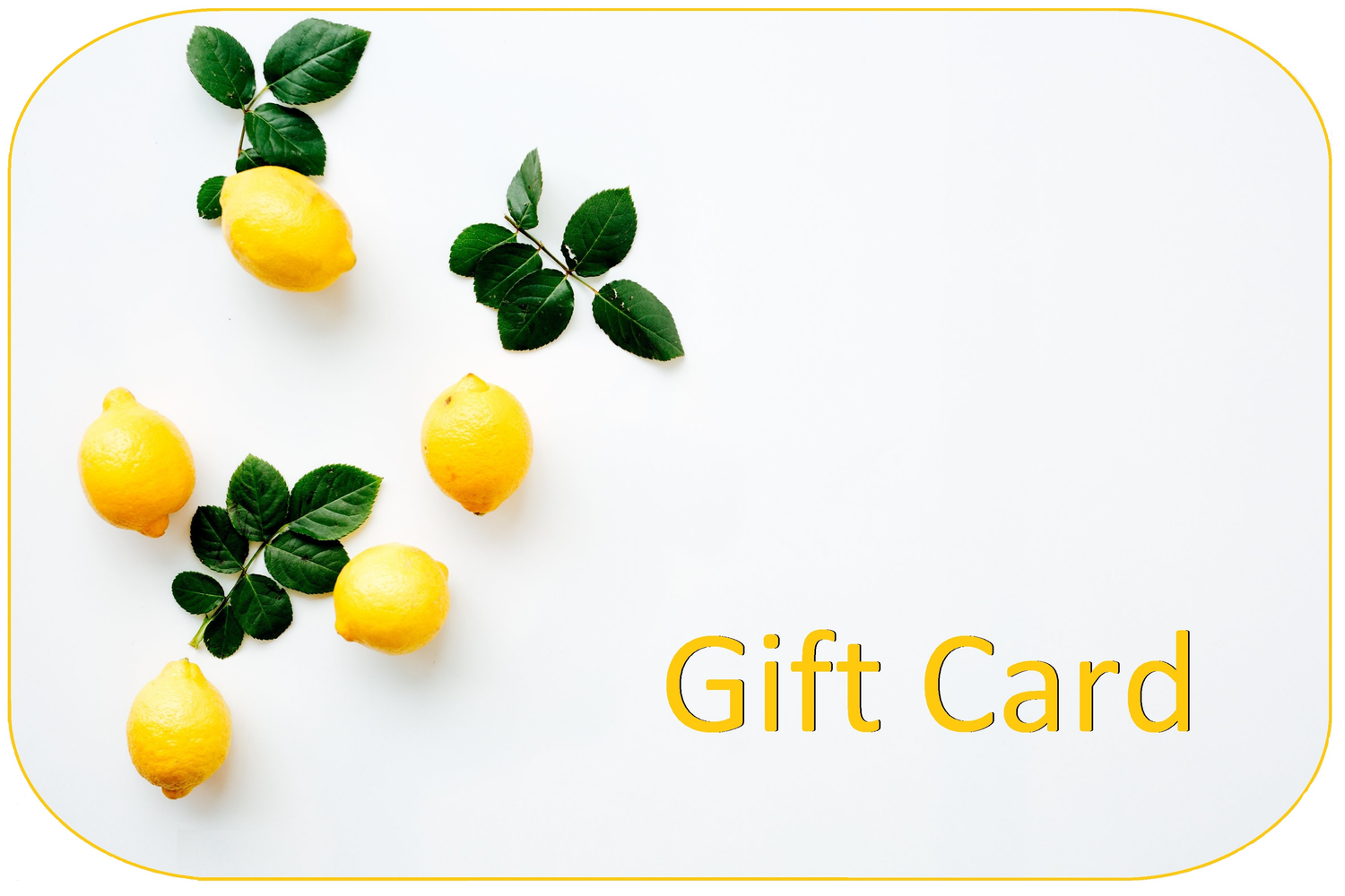 Lemon Water Gift Cards